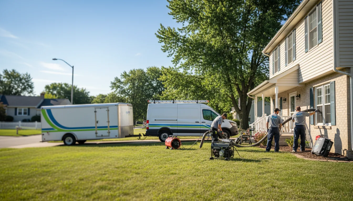 Flooded Basement Restoration And Cleanup With Repair in Mattoon, IL near me